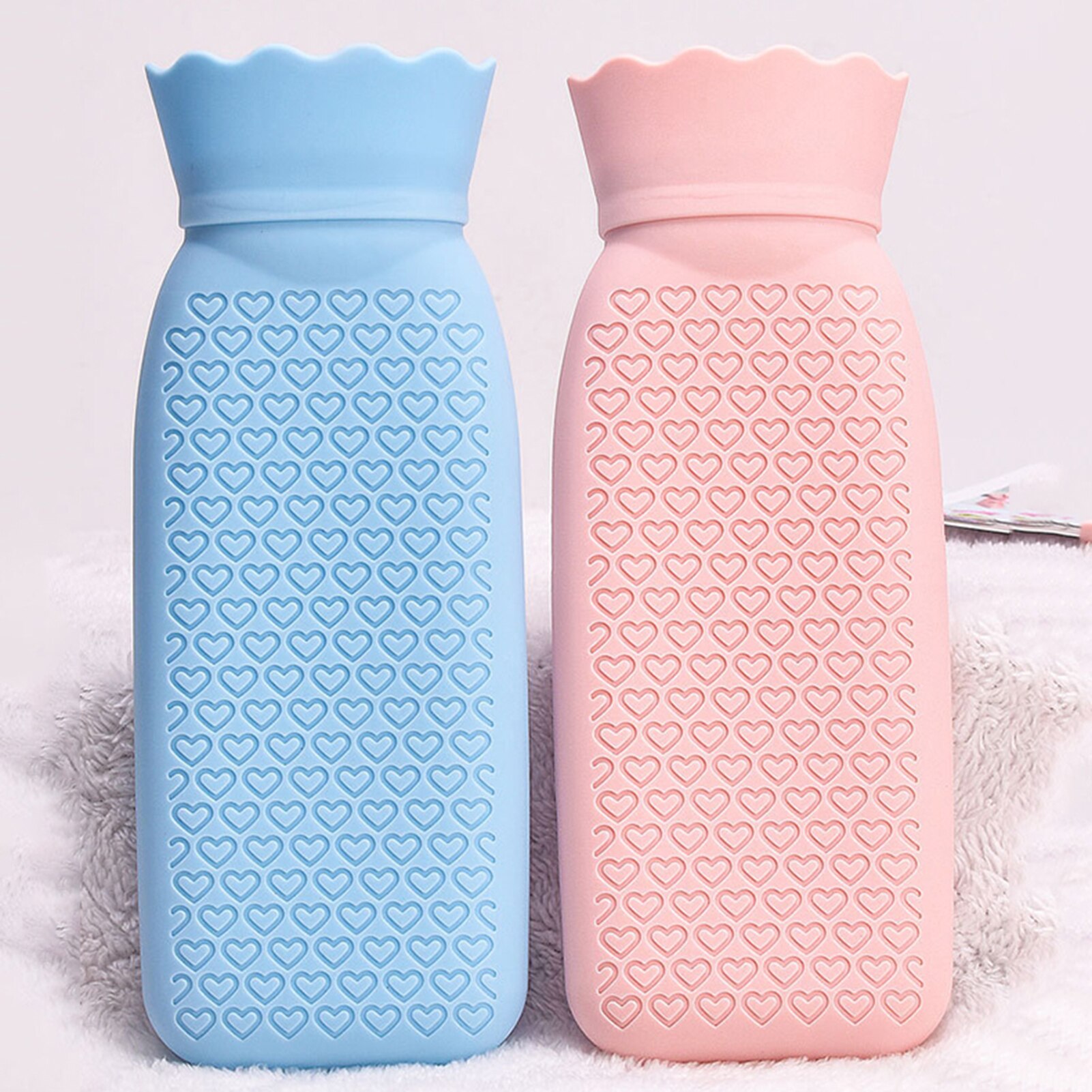 Hand Warmer Water Bag Warm Bottle Microwave Silicon Termofor Gumowy Kids Foot Neck Outdoor Heating Freezer Colding