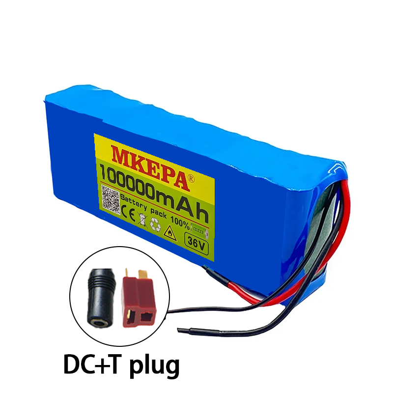 10S2P 36V 100000 Batteria per scooter elettrico mAh 42v Batteria per scooter elettrico al litio Batteria per scooter elettrico 800W Batteria 10s2p 36V: Lavanda