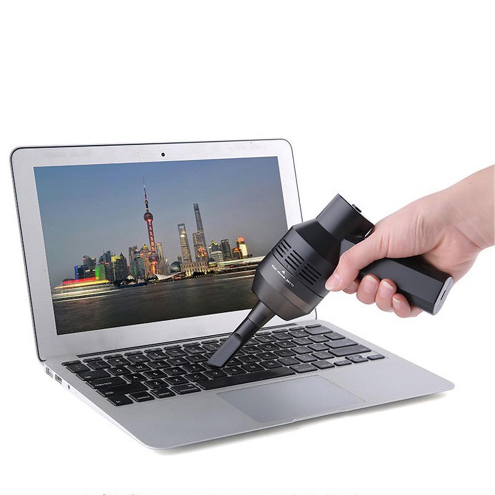 Miniaspiradora de mano de alta velocidad para PC, aspirador inalámbrico de polvo para portátil, teclado de ordenador # 4O