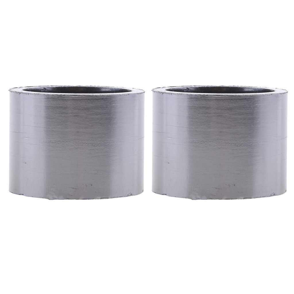 2pcs Universal Exhaust Pipe Gasket Replacement for Motorcycle ATV Scooter Dirt Bike Go Kart Moped - OD48mm ID38mm