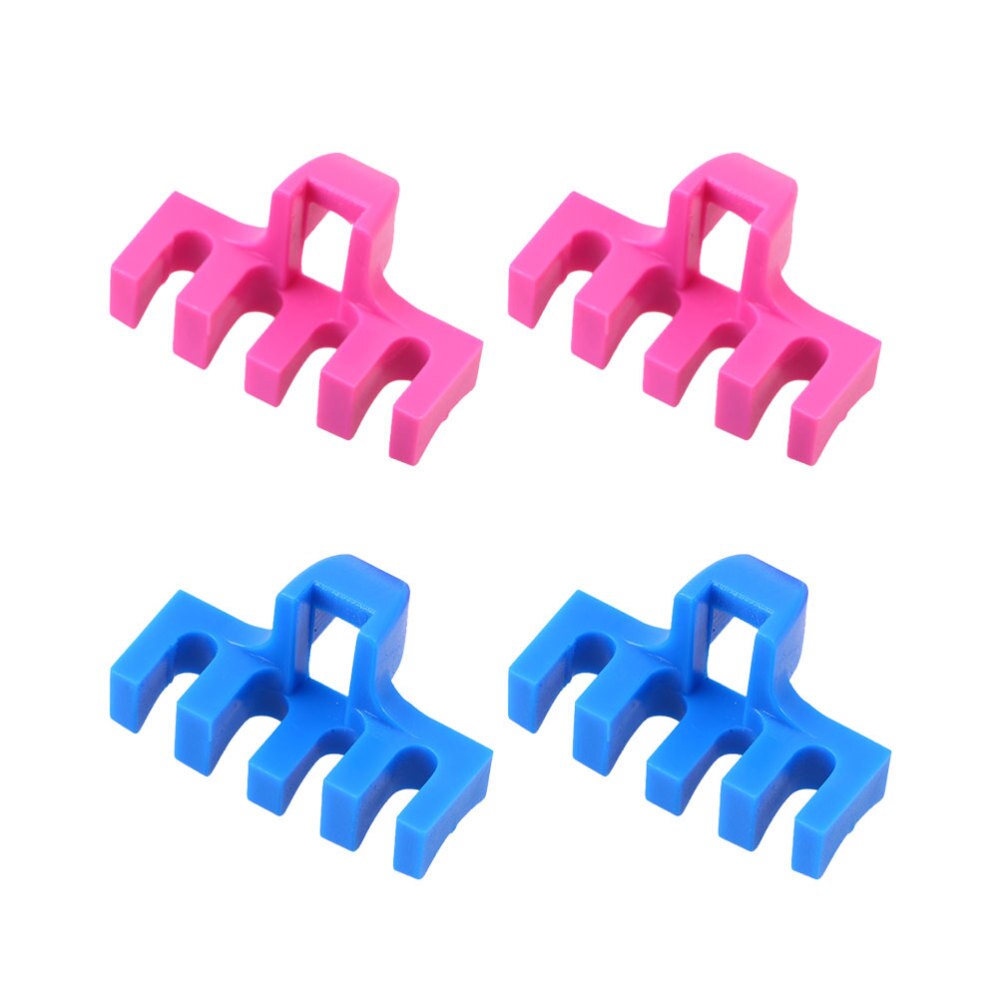 4pcs Badminton Racket Stringing Machine Plastic PVC Durable Stringing Machine Adapter Reducer Load Spreader for Badminton: Default Title