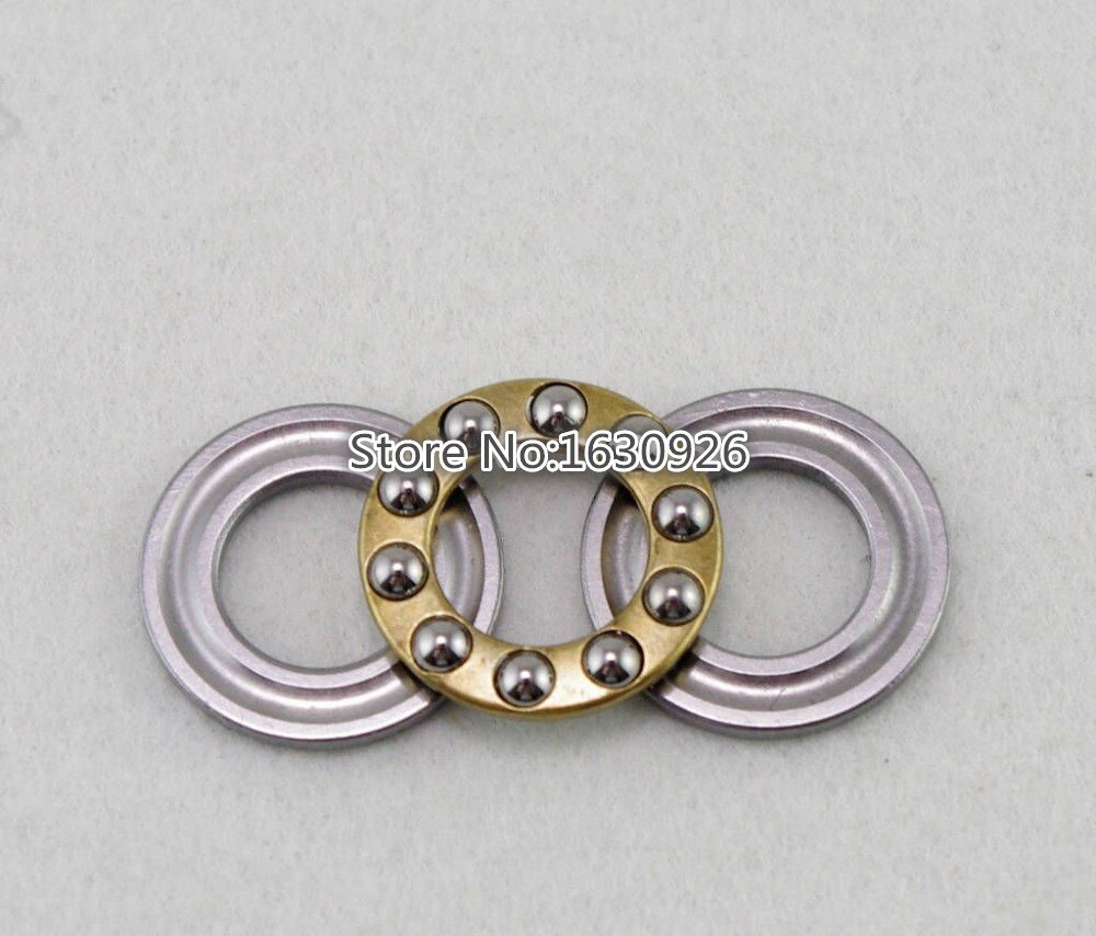 Axiallager, 10 Stück Axialkugellager Miniatur -Hochpräzisions-Flachstahllagersatz(F5-10M 5 * 10 * 4 mm Axiallager, 10 Stück Axialkugellager Miniatur -Hochpräzisions-Flachstahllagersatz(F5-10M 5 * 10 * 4 mm
