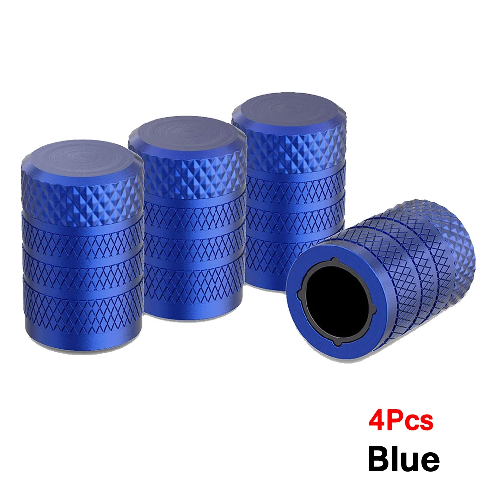 TQQTQQ Tapa de válvula de neumático de aluminio de 4/8/12 piezas, resistente a la corrosión, cubiertas de vástago universales para automóviles, camiones, motocicletas, SUV y bicicletas: Multicolor