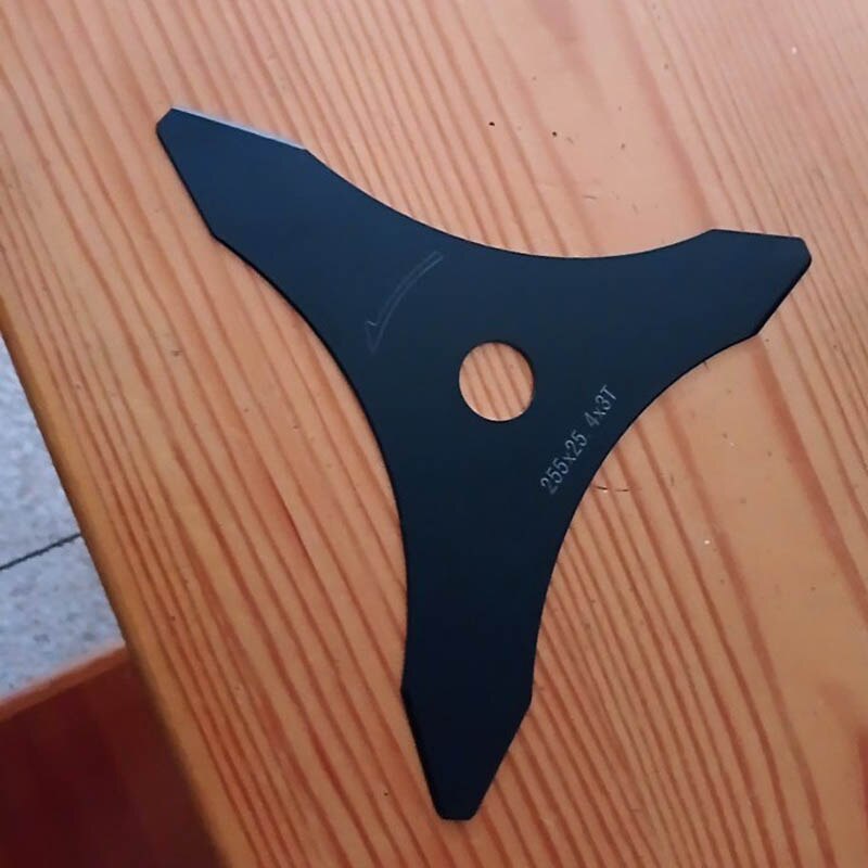 Tondeuse à gazon Lame De 10 Pouces 3 T Débroussailleuse Débroussailleuse Lame 3 Dents Remplacement Coupe Gazon Pièces D'outils De Jardin