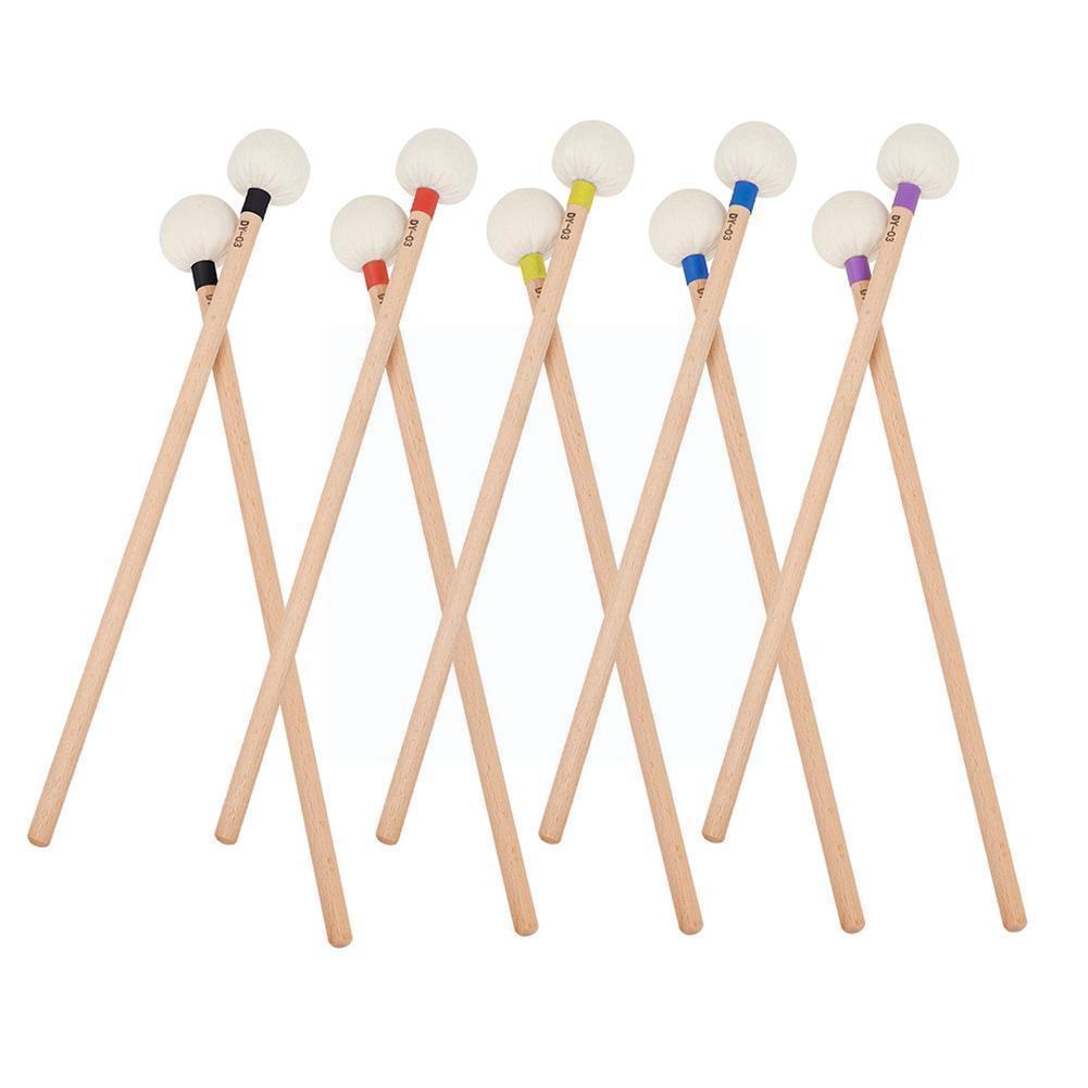 1 para symfonia Timpani młotki perkusja bęben kije uchwyt miękki klon poczuł z instrument drewno I4x4