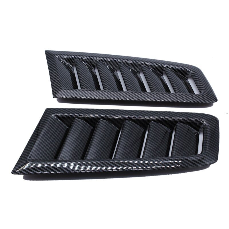 2Pcs Car Front Engine Hood Bonnet Vents Louver Hood Air Outlet Universal for Ford Focus MK2 ST for Mustang