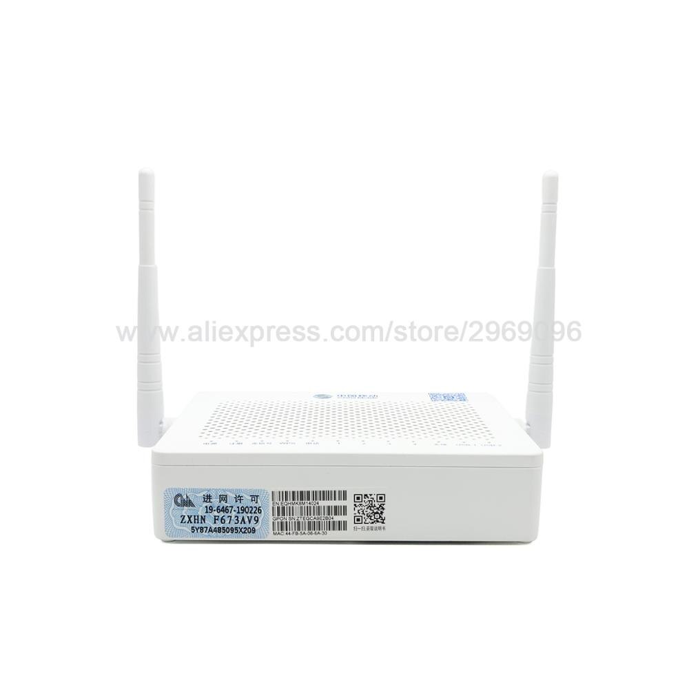 ZTE F673AV9 GPON ONU GPON 4GE+1TEL+2.4G 5.0G WIFI+2USB Same function as ZXHN F660 F623 F663N GPON ONU ONT