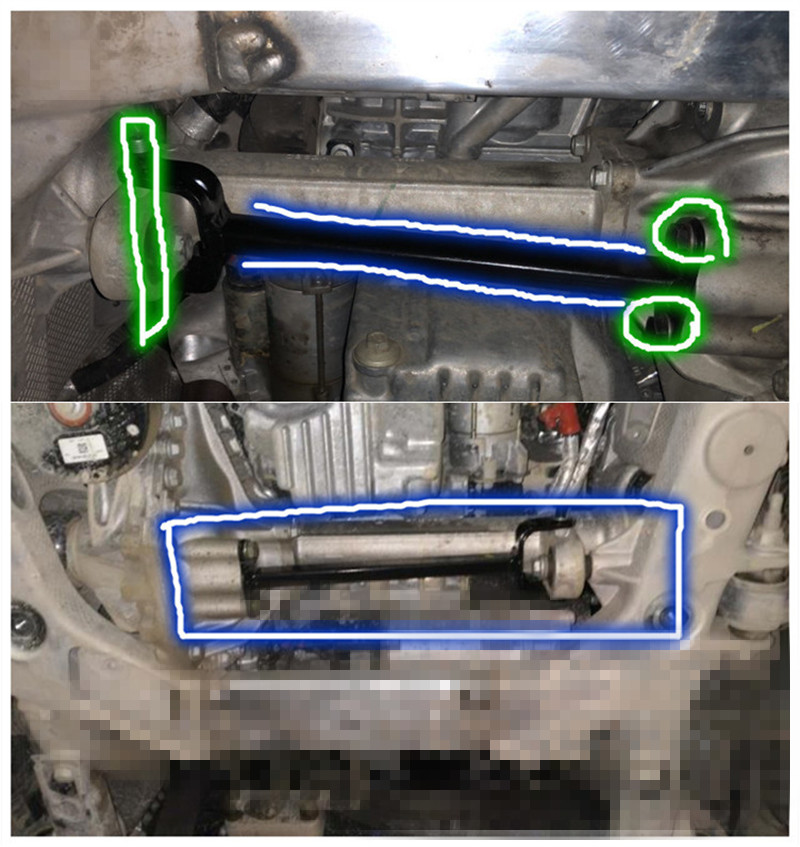 Front differential bracket ran ger ove rsp ort ran ger over2013- Strengthen to reduce resonance to eliminate abnormal noise