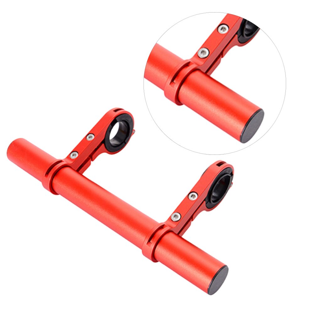 Road Cycling Bike Double Handlebar Extension Mount Aluminum Extender Holder Set Extender Mount Bracket Aluminum Alloy (Red): Default Title