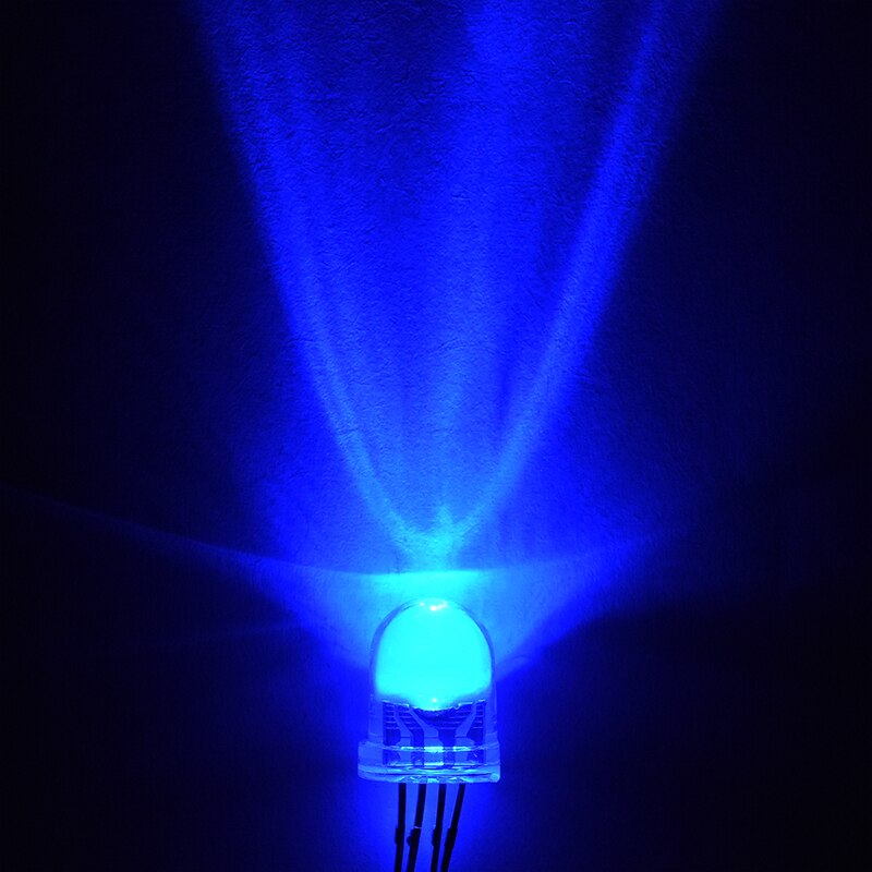 500pcs/Bag Czinelight Clear Lens High Bright 8mm Full Color Rgb Led Emitting Diode