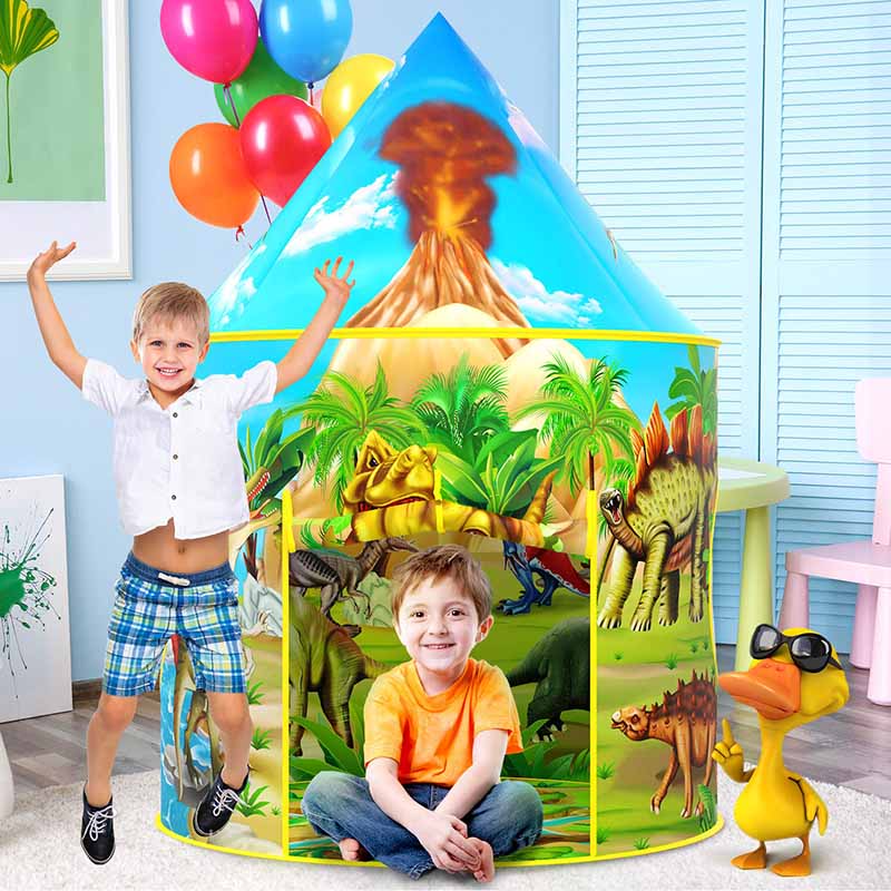 Dinosauro Tenda per I Bambini Wigwam per bambini al coperto Giocattoli per la ragazza del ragazzo del bambino Bambini della casa del gioco di Casa Tenda per bambini