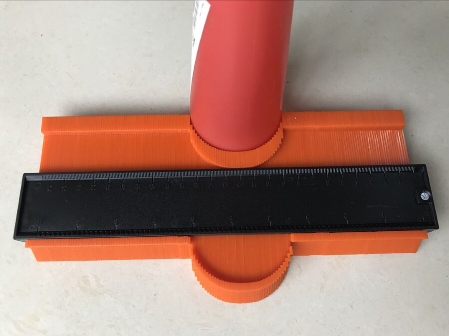 Règle incurvée pour compteur de Contour irrégulier, Instrument en plastique, modèle de Proportion, courbure, stratifié, outil à main universel