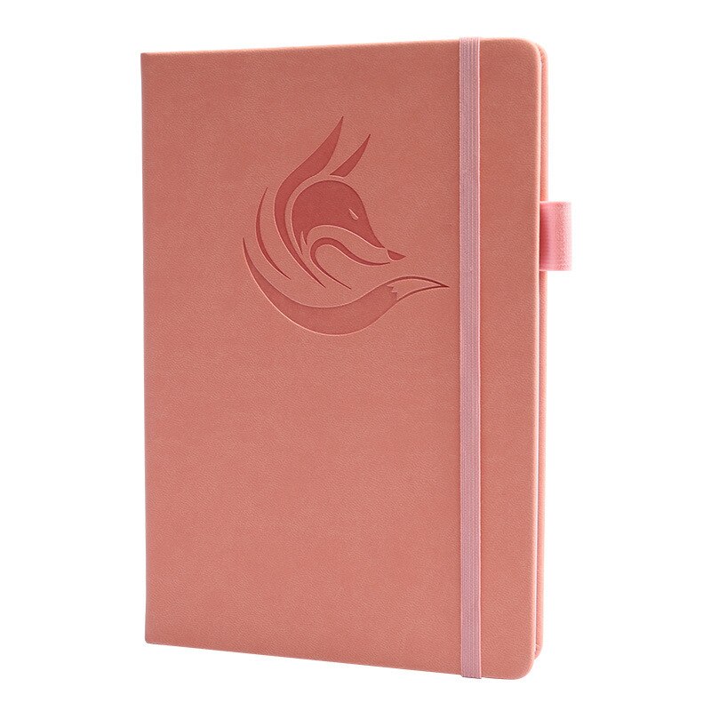 12 måneders planlegger, effektivitetsjournal ukeplanlegger, udatert, notisbok 100 ark , 120 gsm, pennholder, innerlomme, bånd: Brun