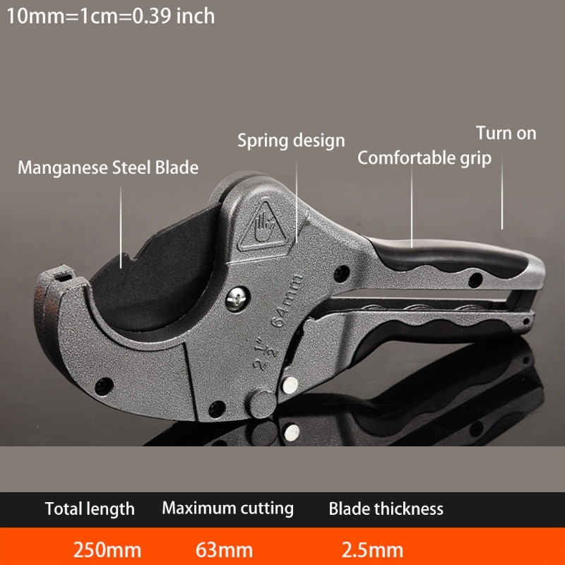 PVC Cutter Manganese Steel Tube Cutting PPR Pipe Cutter Scissors With Steel Blade Up For Cutting PVC Pipe PPR