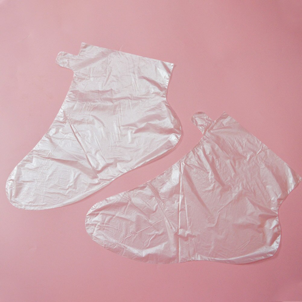 Calcetines térmicos para el cuidado de la piel, patucos desechables de PE, bolsas de Pies Grandes transparentes, para Spa, parafina, para baño y pedicura, 200 Uds.