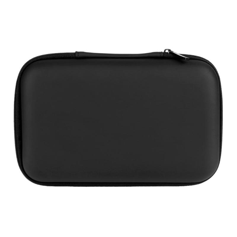 EVA PU Hard Shell Carry Bag HDD Case Storage Bag Cover Pouch for 3.5 Inch Hard Disk Drive Bags for Earphones: Default Title