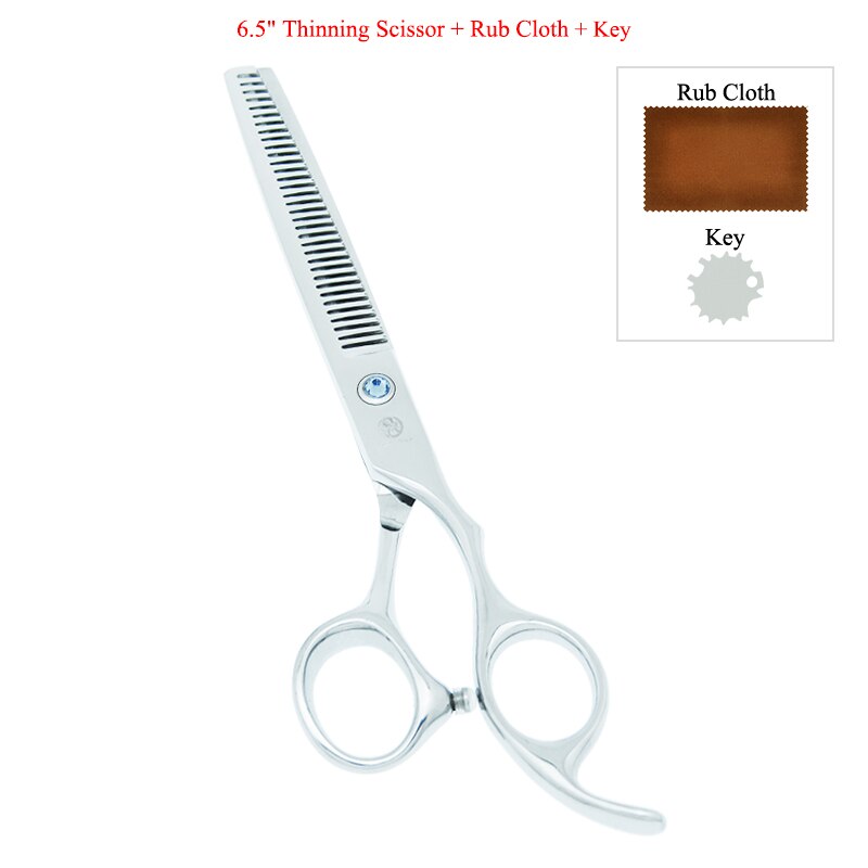 7 inch Purple Dragon Pet Scissors Japan Steel Dog Fur Cutting Thinning Shears Animal Curved Grooming Clipper Dog Supplies B0013B: B0013B-03-65