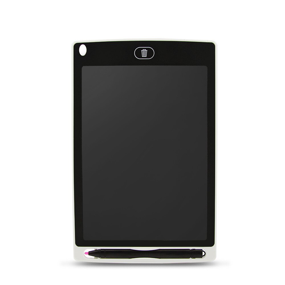 8.5 Inch LCD Drawing Tablet Graphic Electronic Board Art Digital Notepad Portable Ultra-thin Handwriting Pads For Kids Painting: white