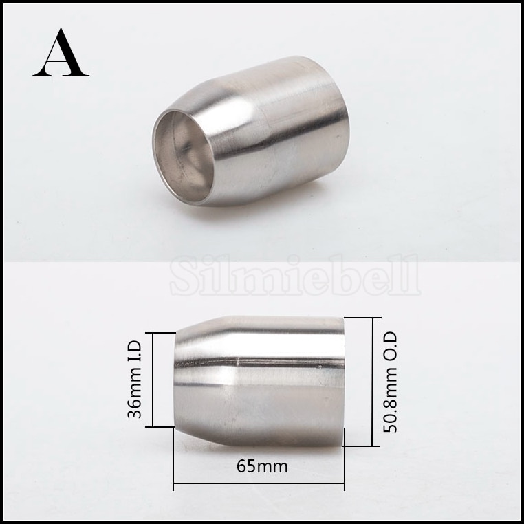 Yleinen moottoripyörän pakoputki 51-60mm 36-51mm hitsauspää keskiliitossovitin 60-51mm 51-38mm supistusliitin putki: A tyypin