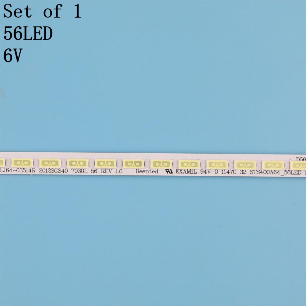Led backlight lamp strip 56 leds  lj64-03514a 2012 sgs 40 7030l 56 rev 1.0 40- left  lj64-03501a sts 400 a 75-56 led-rev .1 lta 400 hw 04