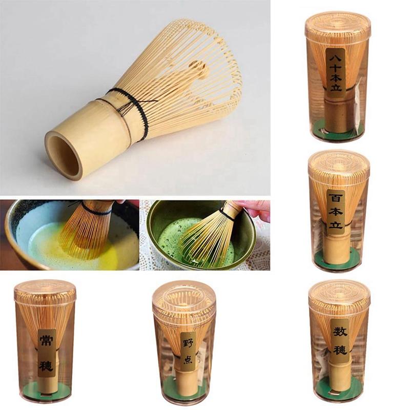 Matcha Garde Bamboe Verslaafd Handleiding Lange Handvat Matcha Stirrer Groene Thee Garde Thee Gereedschappen Accessoires