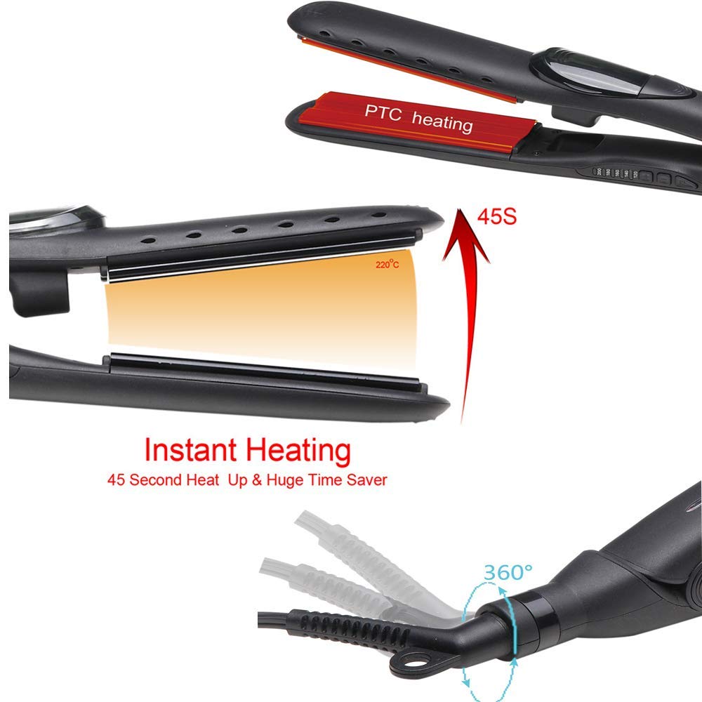 Stoom Stijltang Keramische Haar Stijltang Steampod Haar Stijltang Krultang Professionele Salon Stoom Styler