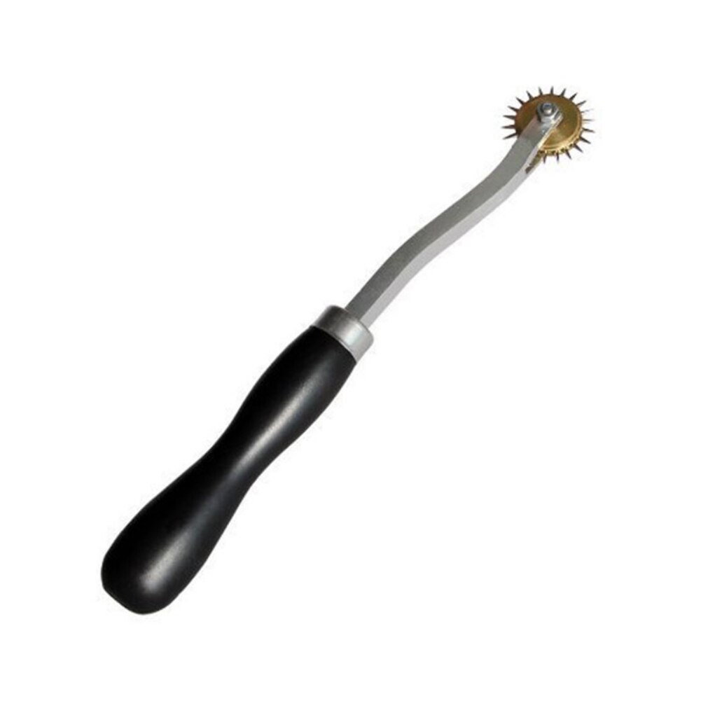 DIY Leather Craft Spacer Embossing Leather Punch Tool Scribing Wheel for Leather Craft Durable Leather Craft Spacer Working Tool
