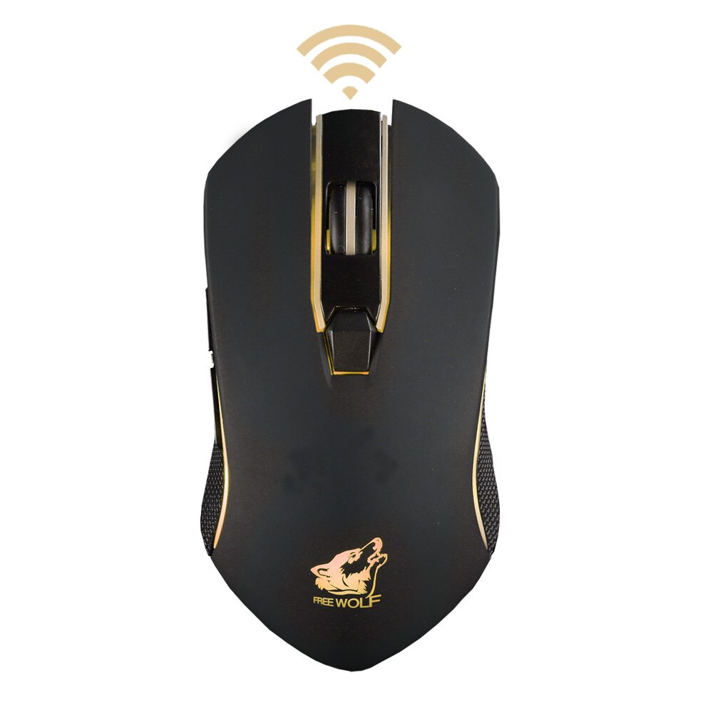 Rechargeable X9 Wireless Silent LED Backlit USB Optical Ergonomic Gaming Mouse Compact Measurable Weight Slim: black