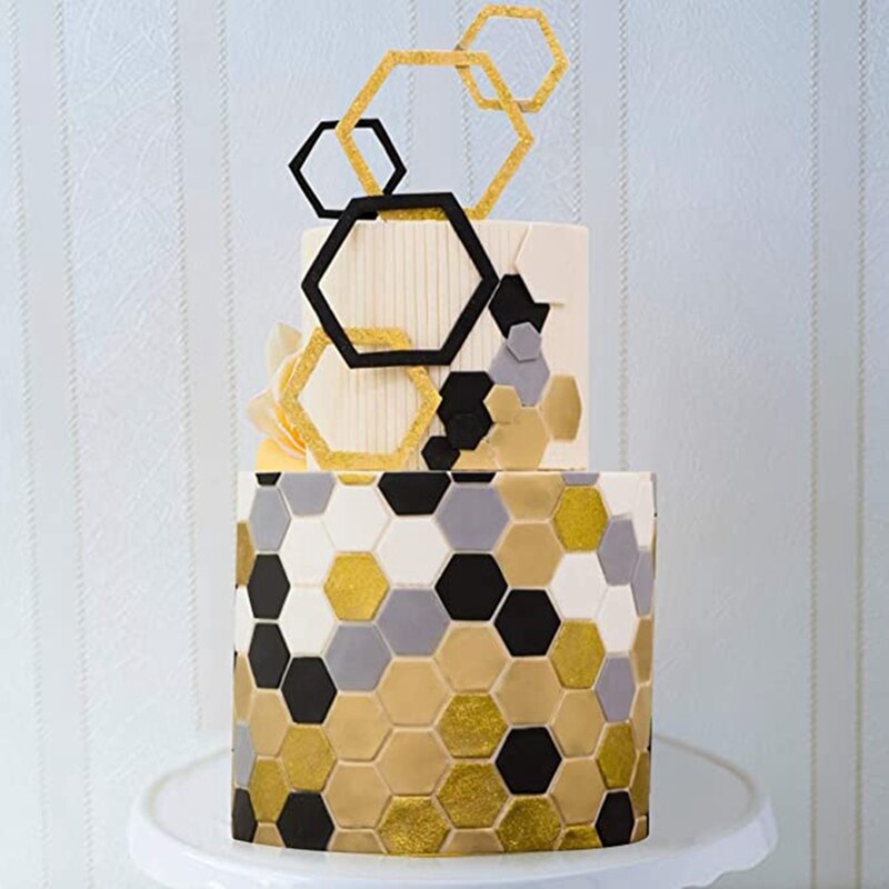Emporte-pièce hexagonal multi-formes géométriques, pour Fondant à gâteau, emporte-pièce en argile polymère, projets artisanaux