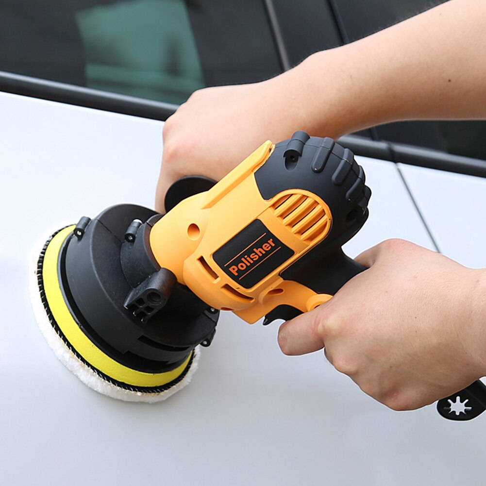 ABS Polishing Machine Black + Yellow Car Machine Low Noise Speed Automatic