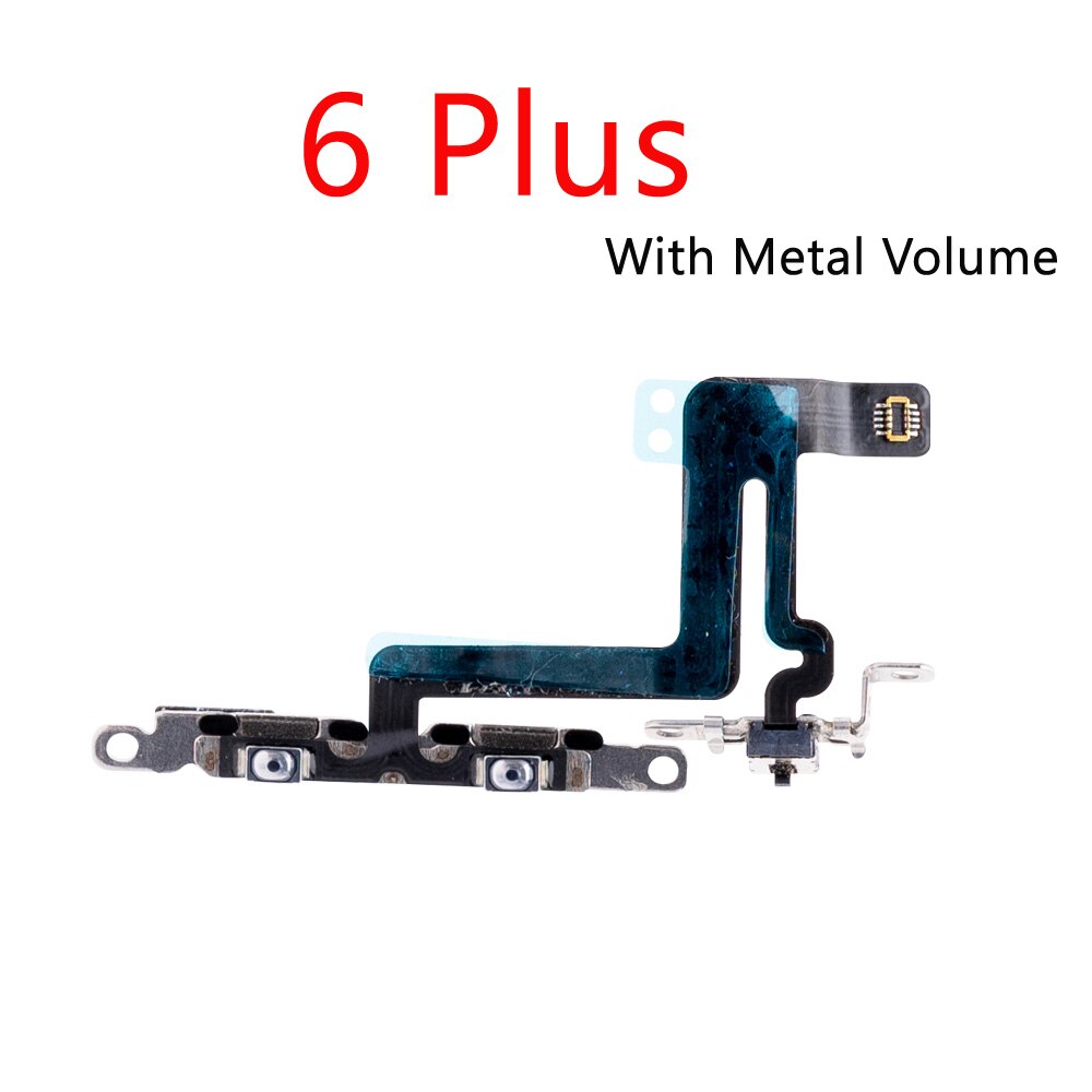 1Stck Volumen Energie Tasten Schlüssel Schalter biegen Kabel Für iPhone 6 6S Plus Energie biegen Reparatur Teile: 6 Plus Volumen