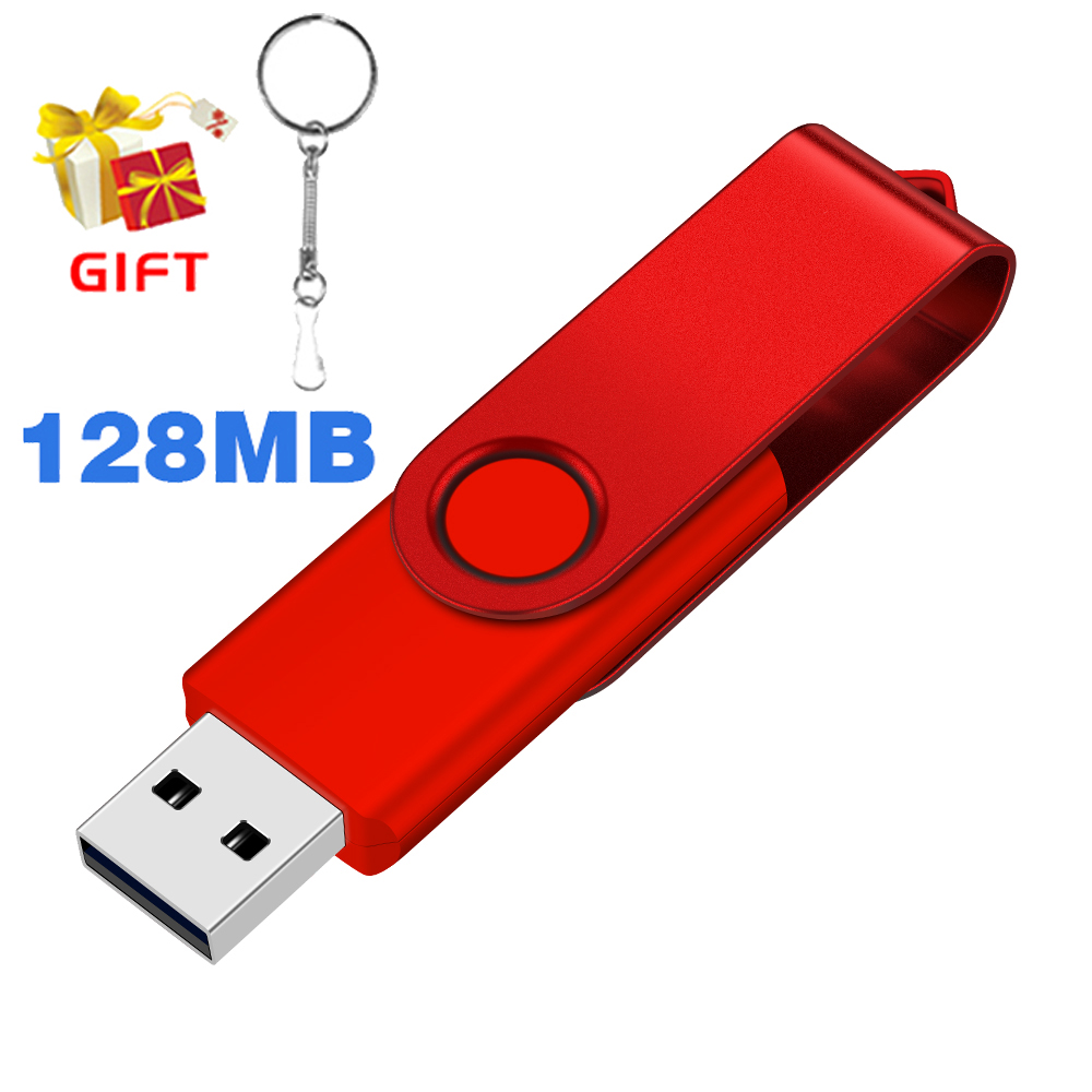 Kleine capaciteit 128 MB USB-flashdrive Pendrive Memory Stick 128 M Pen Drive Gb USB Stick: Rood