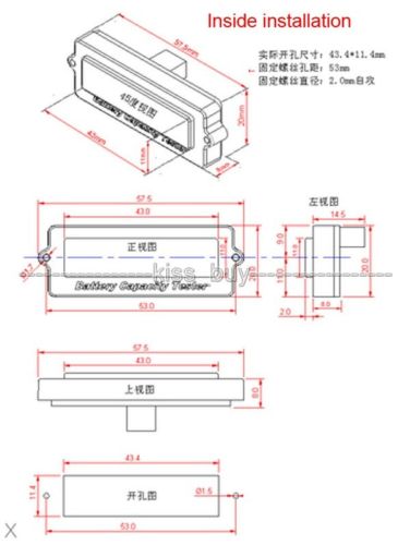DYKB-Indicador de probador de capacidad de batería LY6, 12V, 24v, 36v, 48v, baterías de coche de litio de plomo-ácido, 3S, 4S, 7S, 8S, 10S, 12S, 13S, 14S