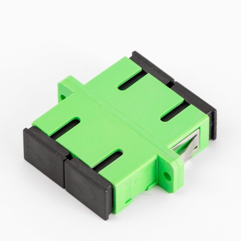 SC/APC Single Mode Duplex Fiber Optic Adapter SM Duplex fiber Coupler Flange Joint Fiber Optic Adapter Connector