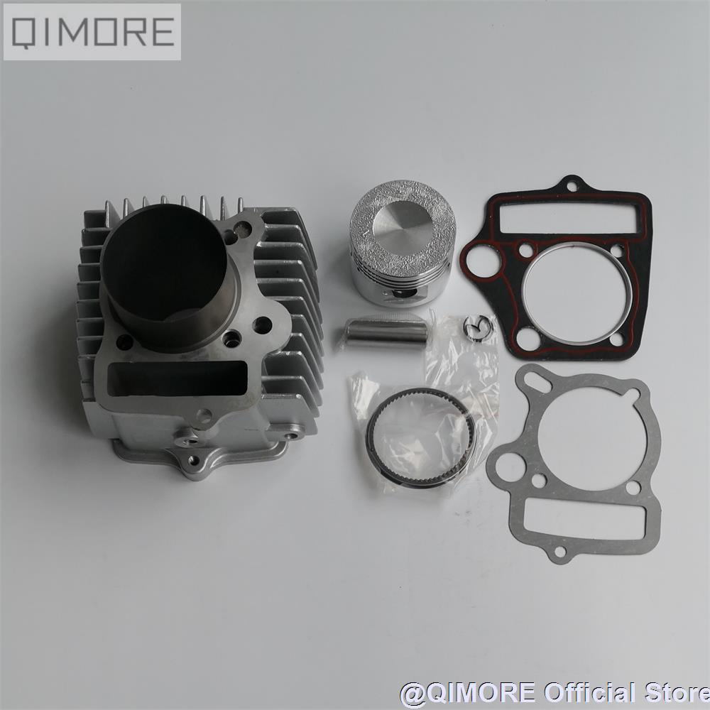 54mm 125cc Aluminum big bore kit / Cylinder set for Dirt Bike C100 C110 JH110 DY100 DY110 ZS110 152FMH (Mark remains 107cm3)