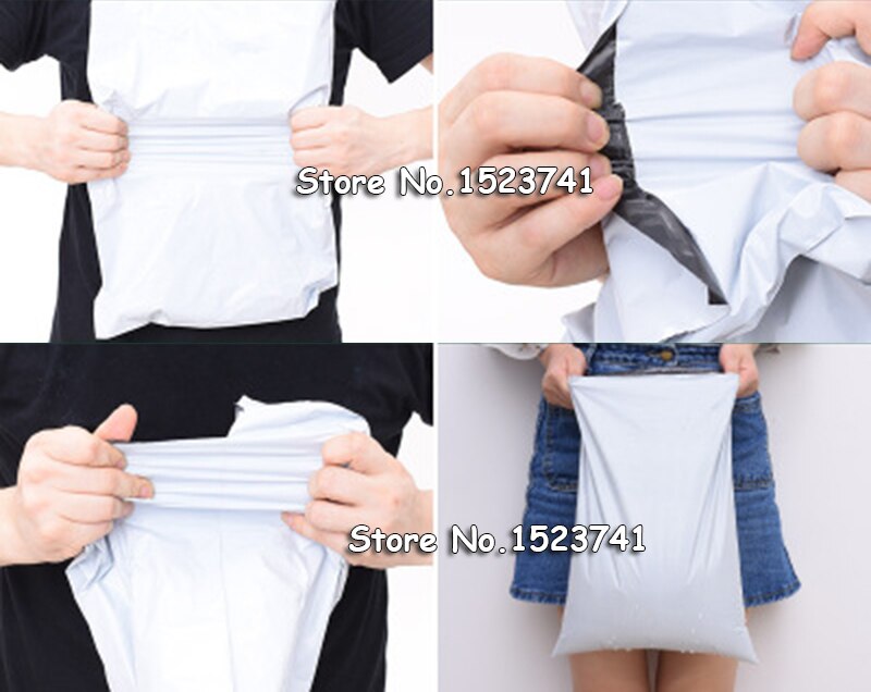 100pcs Plastic Envelope Bag Self-seal Adhesive Courier Storage Bags Plastic Poly Envelope Mailer Postal Mailing Bags