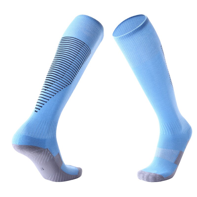 Adult Motocross Socks Non-slip Over The Knee Football Socks Thick Towel Bottom Socks Sweat-absorbent Wear Sports Socks: C1-06