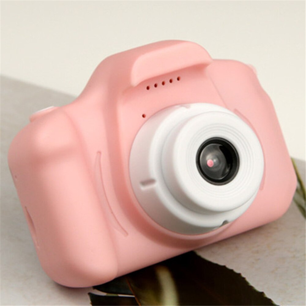 Hd Screen Chargable Camera Outdoor Digitale Mini Camera Kids Cartoon Leuke Camera 2 Inch Fotografie Props Voor Kind: Roze