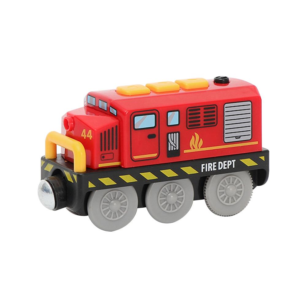 Nuovo trenino giocattolo alimentato a batteria treno motore bambini ferrovia in legno treno elettrico compatibile pista in legno tutti i tipi opzionale: 11