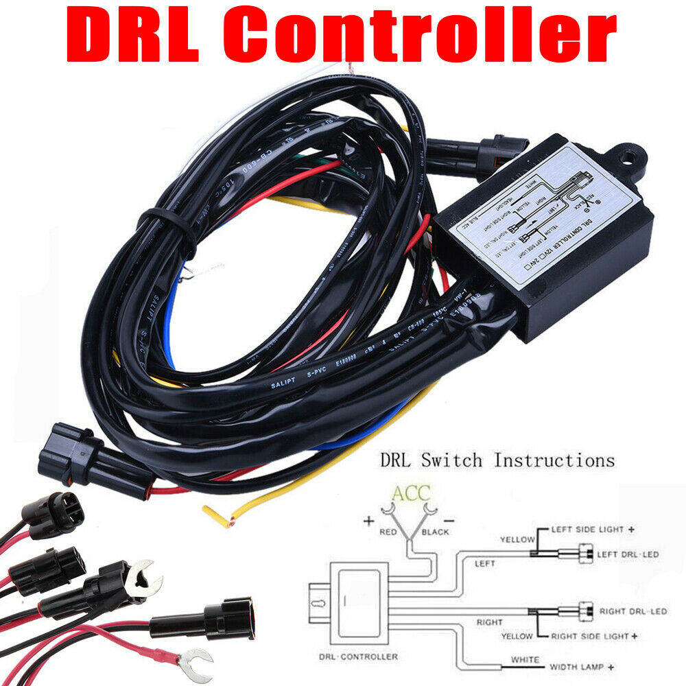 Fuleem Universele 12 V 30 W Auto Led-dagrijverlichting Automatische ON/OFF Controller DRL Relais Kits