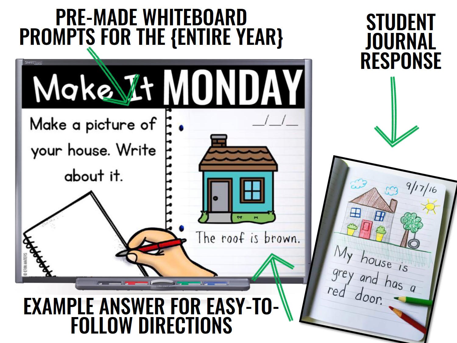 1st Grade Morning Work | Google Classroom | Back to School | Distance Learning FDF File