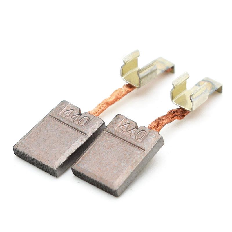 2 koolborstels kolen voor Makita stofzuiger W49625 Type-C 447M - 447 M