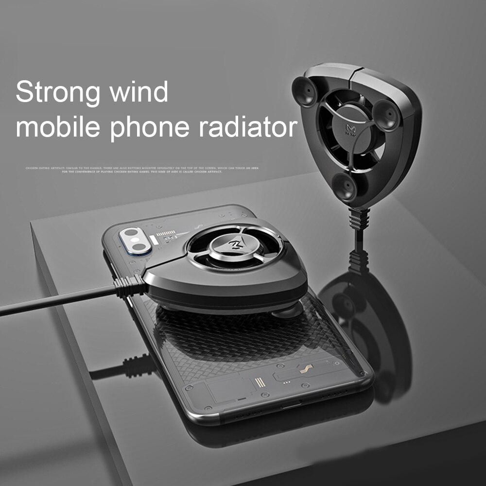 Portable Mobile Phone Cooler Fan Holder Heat Sink For iPhone Samsung Huawei Xiaomi Smartphone Tablet Mobile Phone Radiator