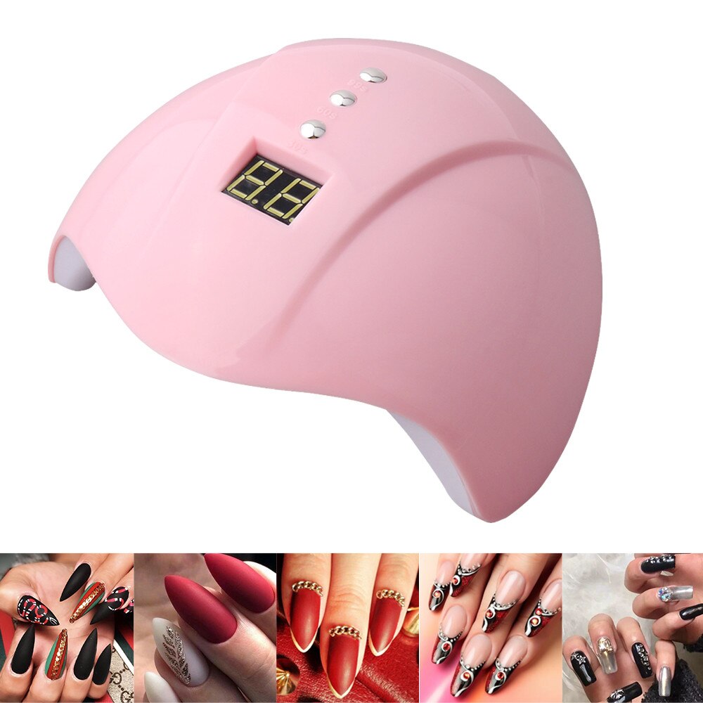 Usb Nail Dryer Led Uv Lamp 36W Voor Alle Gels 12 Leds Uv Lamp Nail Art Manicure Tool Curing 30 S/60 S/99 S Timer Sneldrogende Machine