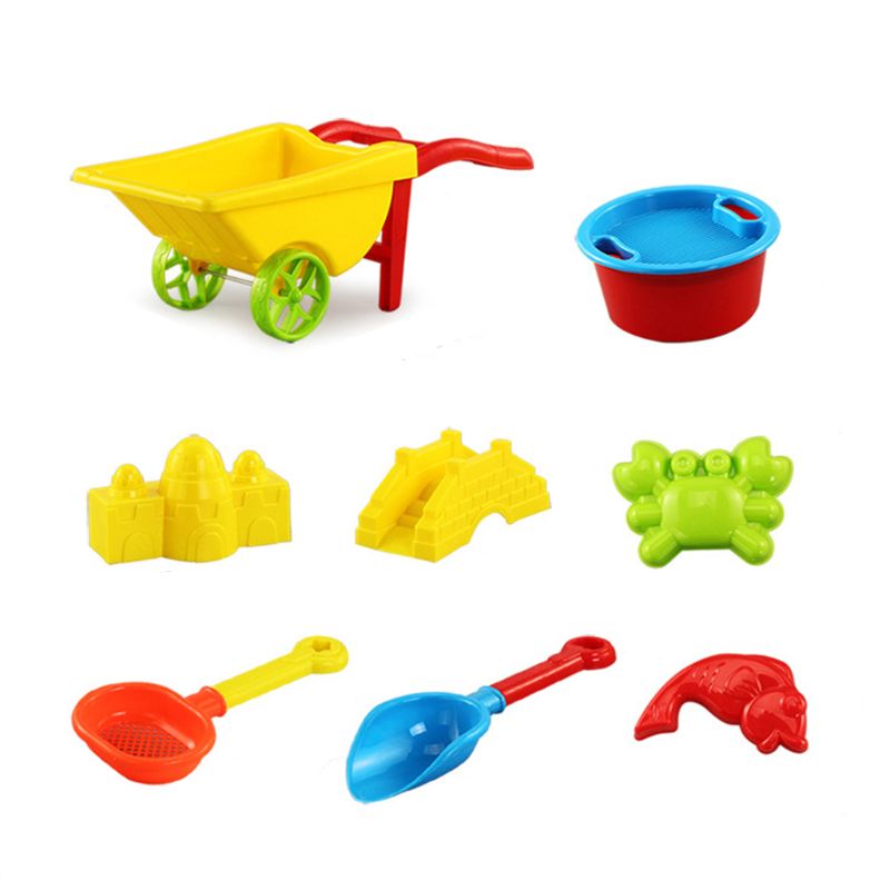 Beach Toys for Kids 4-9pcs Baby Beach Game Toy Children Sandbox Set Kit Toys R7RB: O