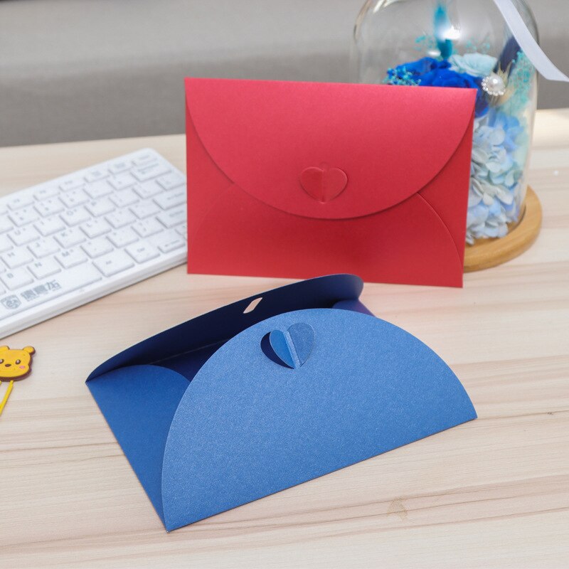 Retro Liefde Brief Aftrek Envelop Creatieve Romantische Liefdesbrief Envelop Verdikking 250 Gram Parel Envelop Tas 10 stks/partij