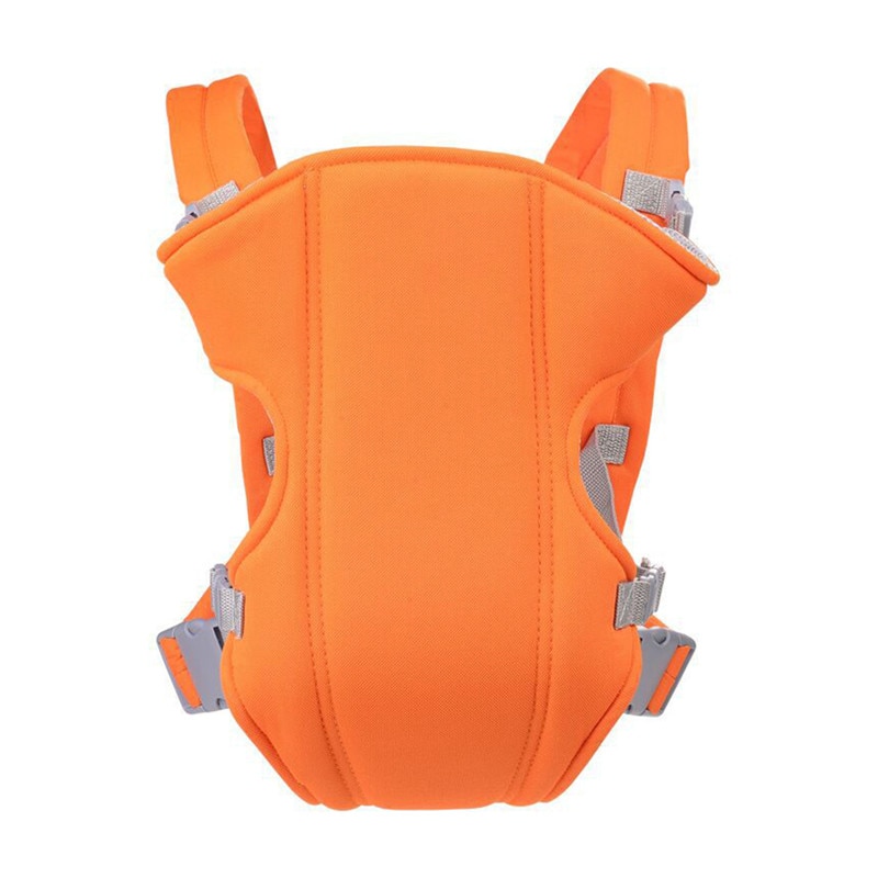 0-24Months Multifunctionele Draagzakken Ademende Voorkant Baby Comfortabele Sling Backpack Pouch Wrap Baby Riem: Oranje