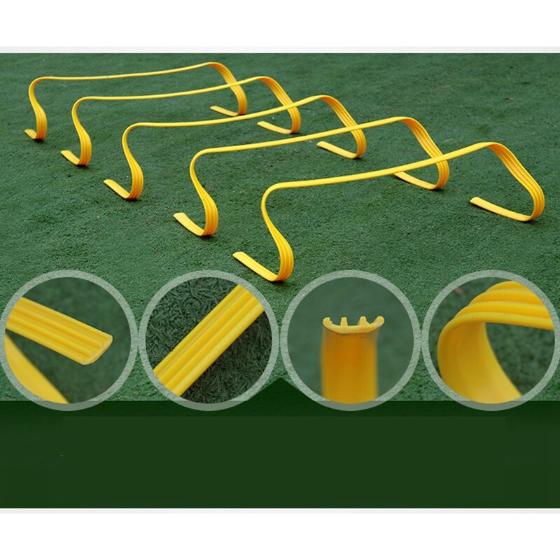 Voetbal snelheid hordenbord voetbal mini horde verwijderbaar voetbal barrière frame voetbaluitrusting