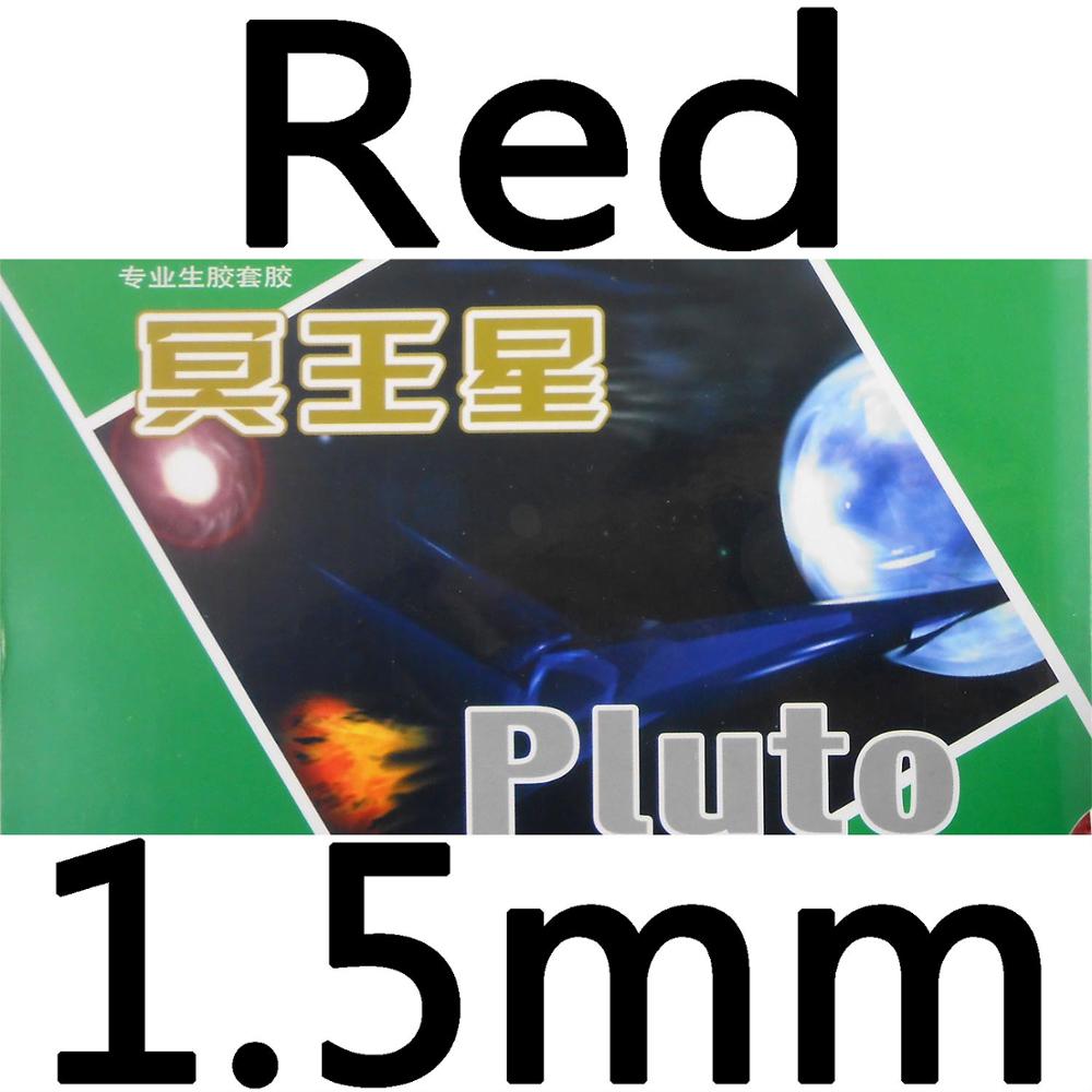 Galaxy milky way yinhe pluto medium pips-out bordtennis pingpong gummi med svamp: Rød 1.5mm