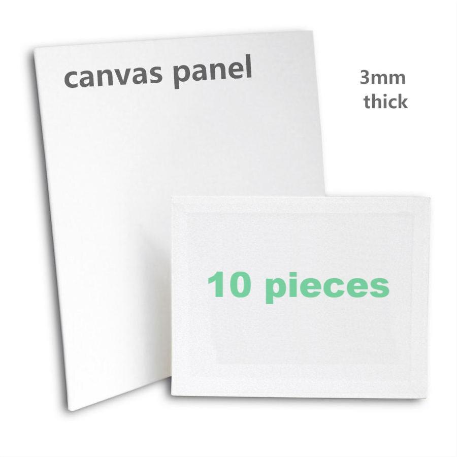 10 Stuks Schilderen Canvas Paneel Met Onafhankelijke Verpakking